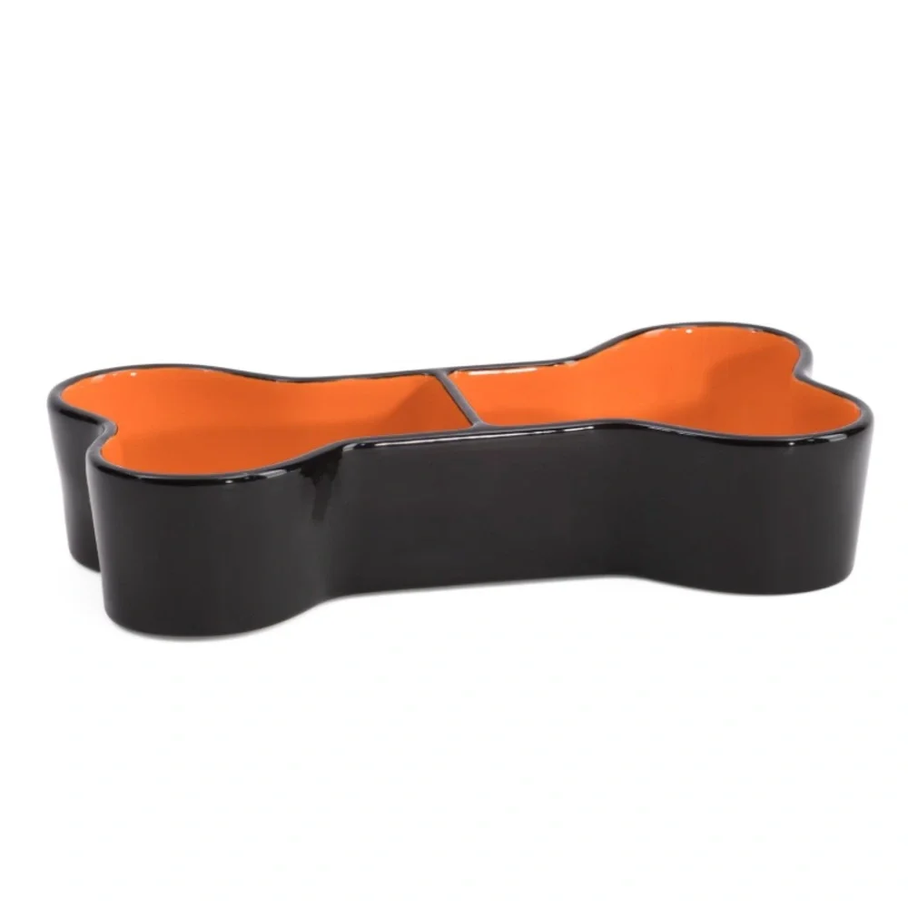 Rae Dunn Bone Appetit Glazed Pet Bowl